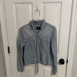 Light blue button up shirt